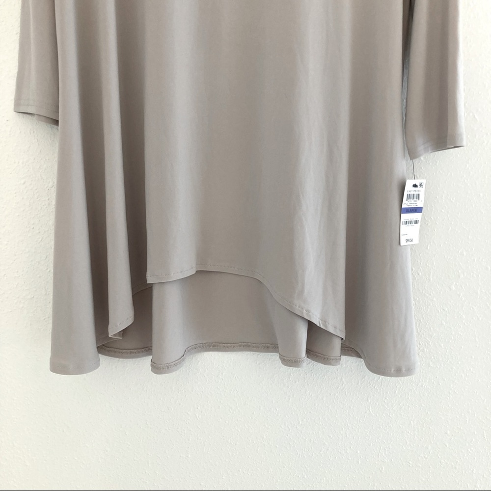 Alfani Women’s Sand Colored Blouse Top - Picture 6 of 7